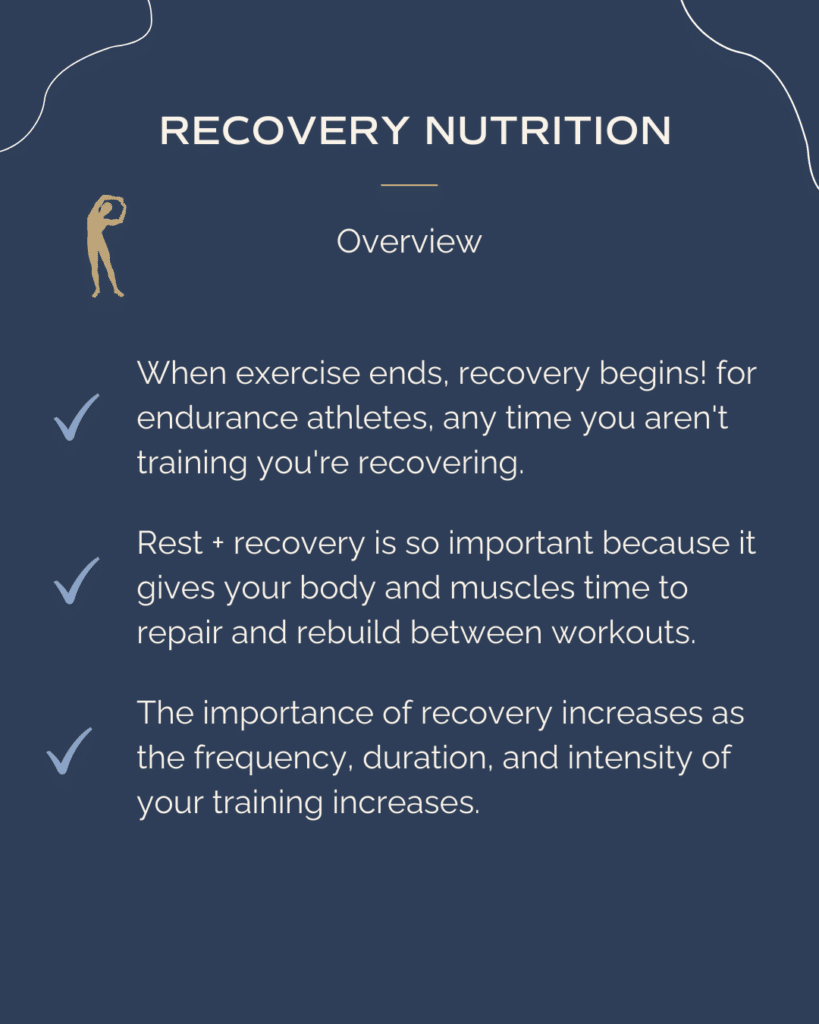 Recovery nutrition overview