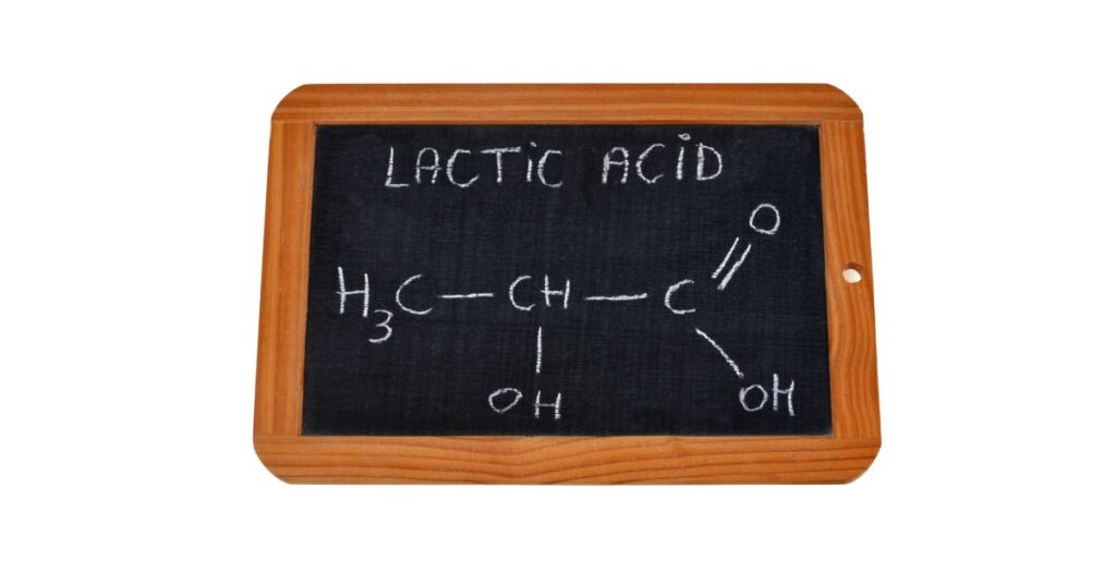 Lactic acid build-up