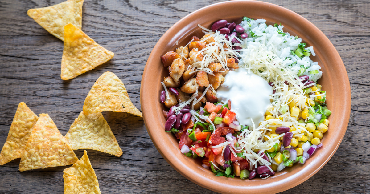 High protein Chipotle bowl